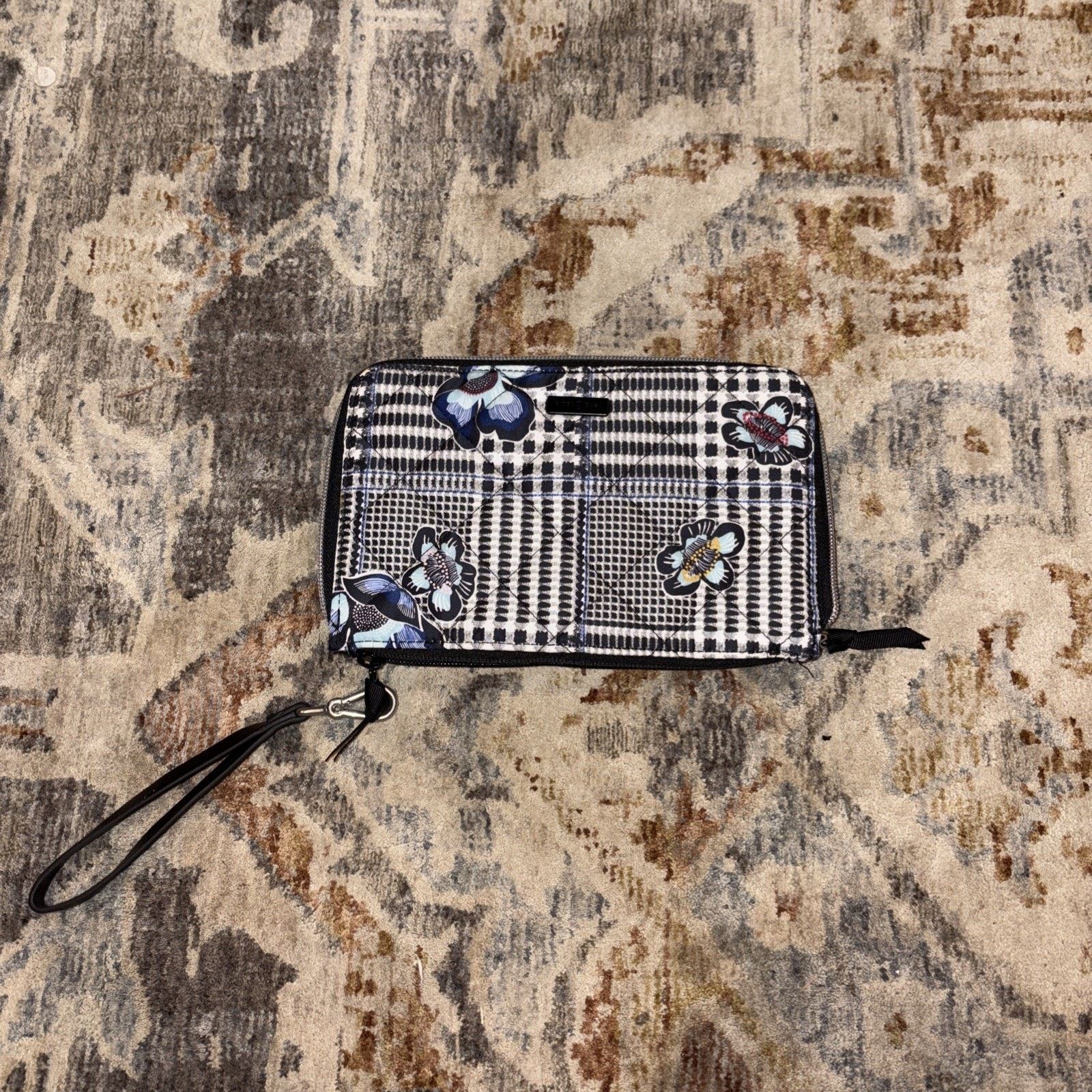Vera Bradley Vera Bradley RFID Wristlet Blueberry Blooms Plaid Pattern Size ONE SIZE - 1 Thumbnail