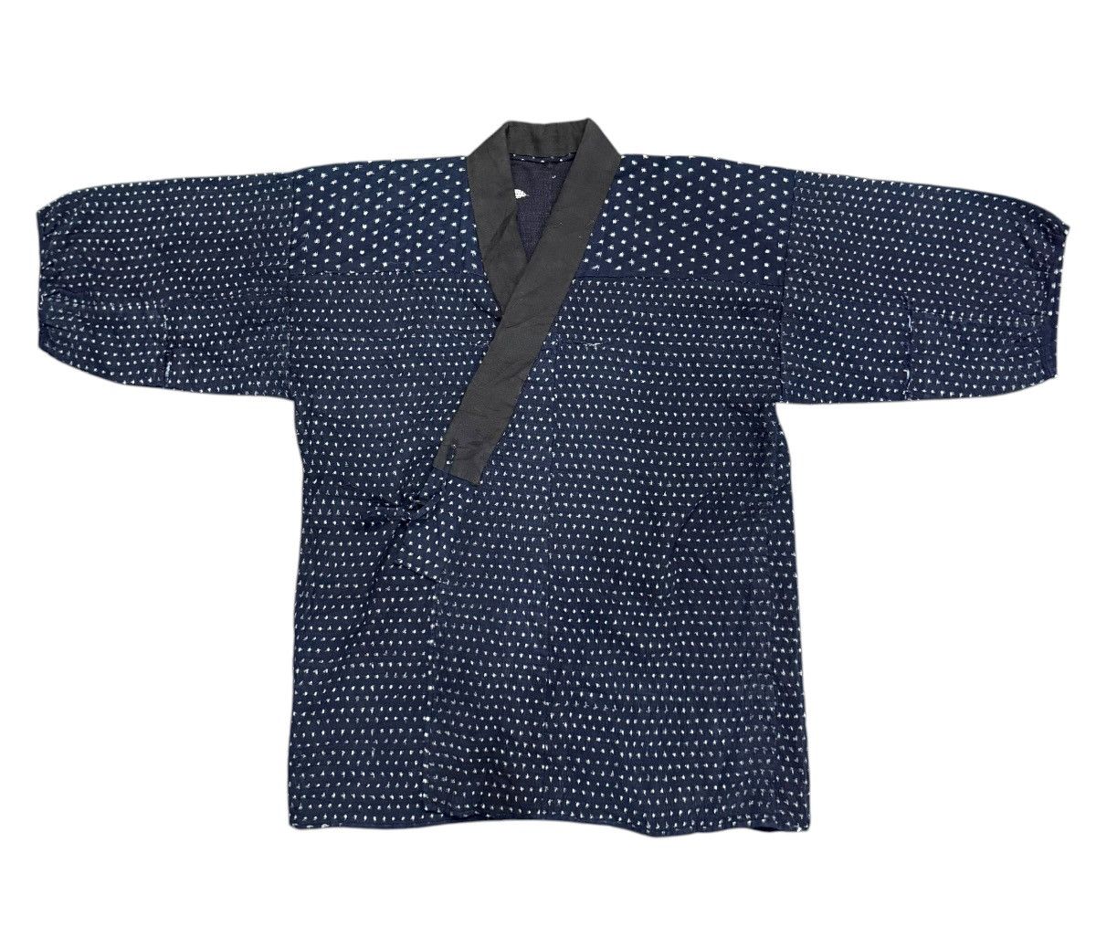 Blue Blue Japan JAPANESE STYLE KIMONO INDIGO JACKET BUTTON LESS Size US M / EU 48-50 / 2 - 2 Thumbnail