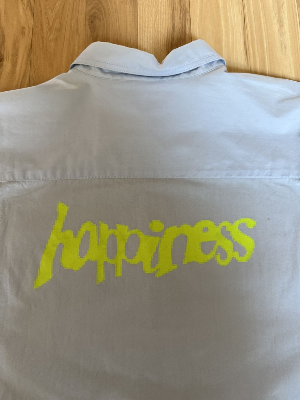Vetements Vetements button up shirt double layer happiness Size US M / EU 48-50 / 2 - 12 Thumbnail
