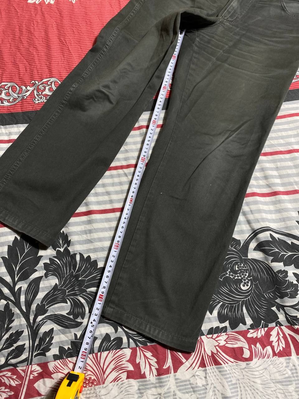 Japanese Brand × Wrangler Crazy Crash Dirty Baggy Faded Jean Japan Avant Garde Style Size US 32 / EU 48 - 15 Thumbnail