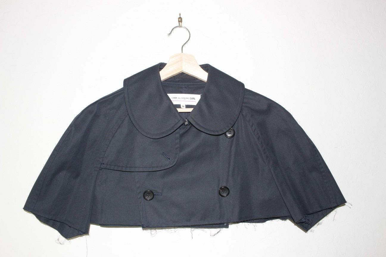 Comme des Garcons Girl CDG Girl Cropped Coat Jacket Size M / US 6-8 / IT 42-44 - 2 Thumbnail