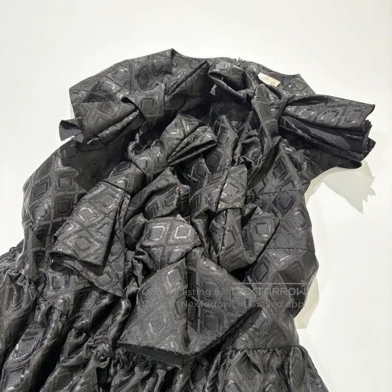 Comme des Garcons Comme Des Garcons Black retro jacquard bow dress Size S / US 4 / IT 40 - 3 Thumbnail