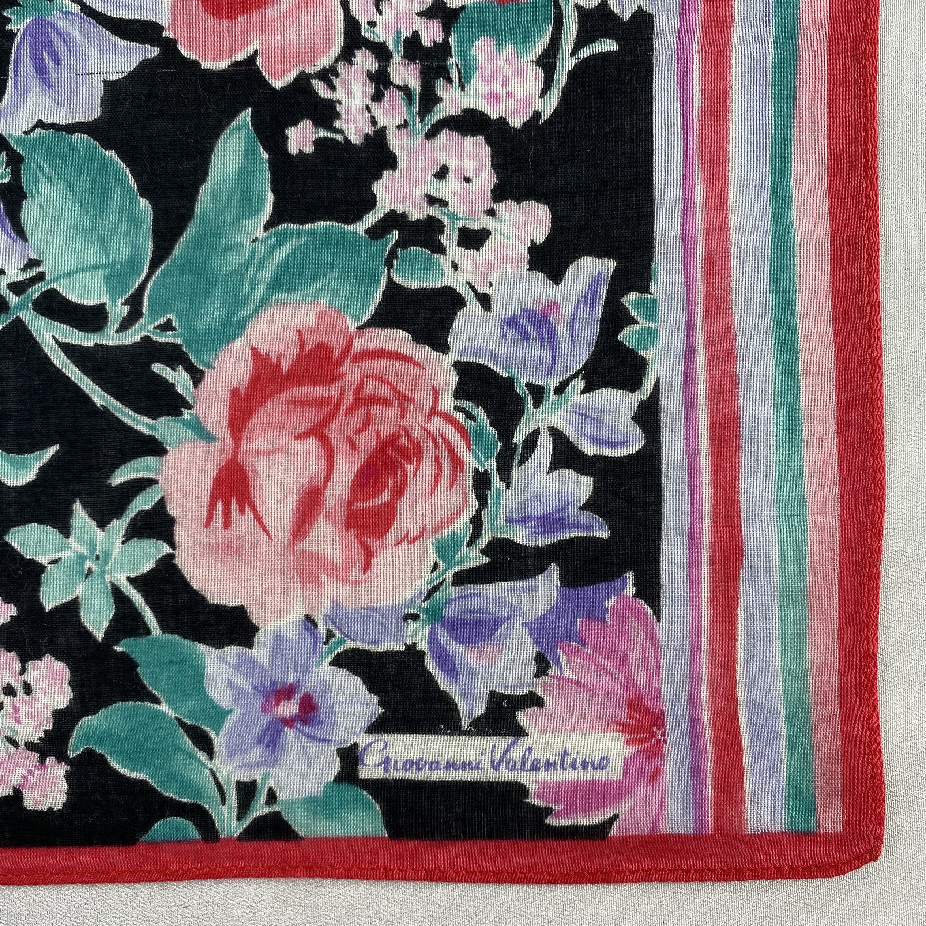 Giovanni Valentino × Vintage Giovanni Valentino Bandana/ Handkerchief / Neckerchief-P612 Size ONE SIZE - 3 Thumbnail