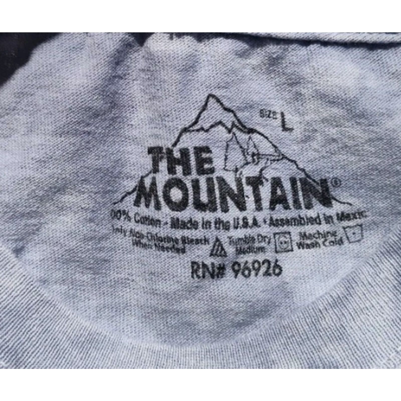 The Mountain The Mountain Tie Dye T-Shirt Birds Blue Size L Unisex Adults Size US L / EU 52-54 / 3 - 7 Thumbnail