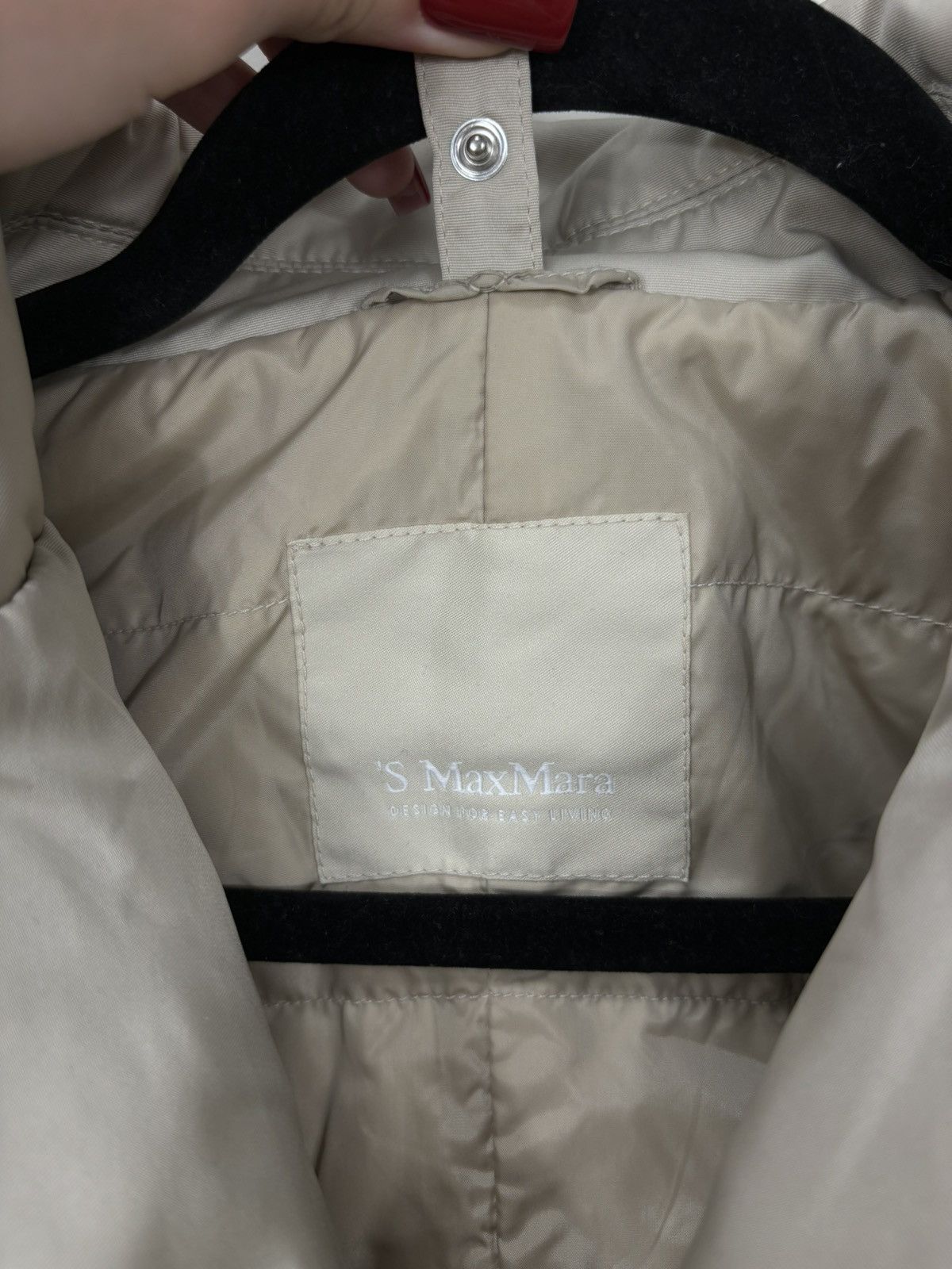Max Mara Max Mara Beige Women’s Classic Luxury Jacket Size M / US 6-8 / IT 42-44 - 16 Thumbnail