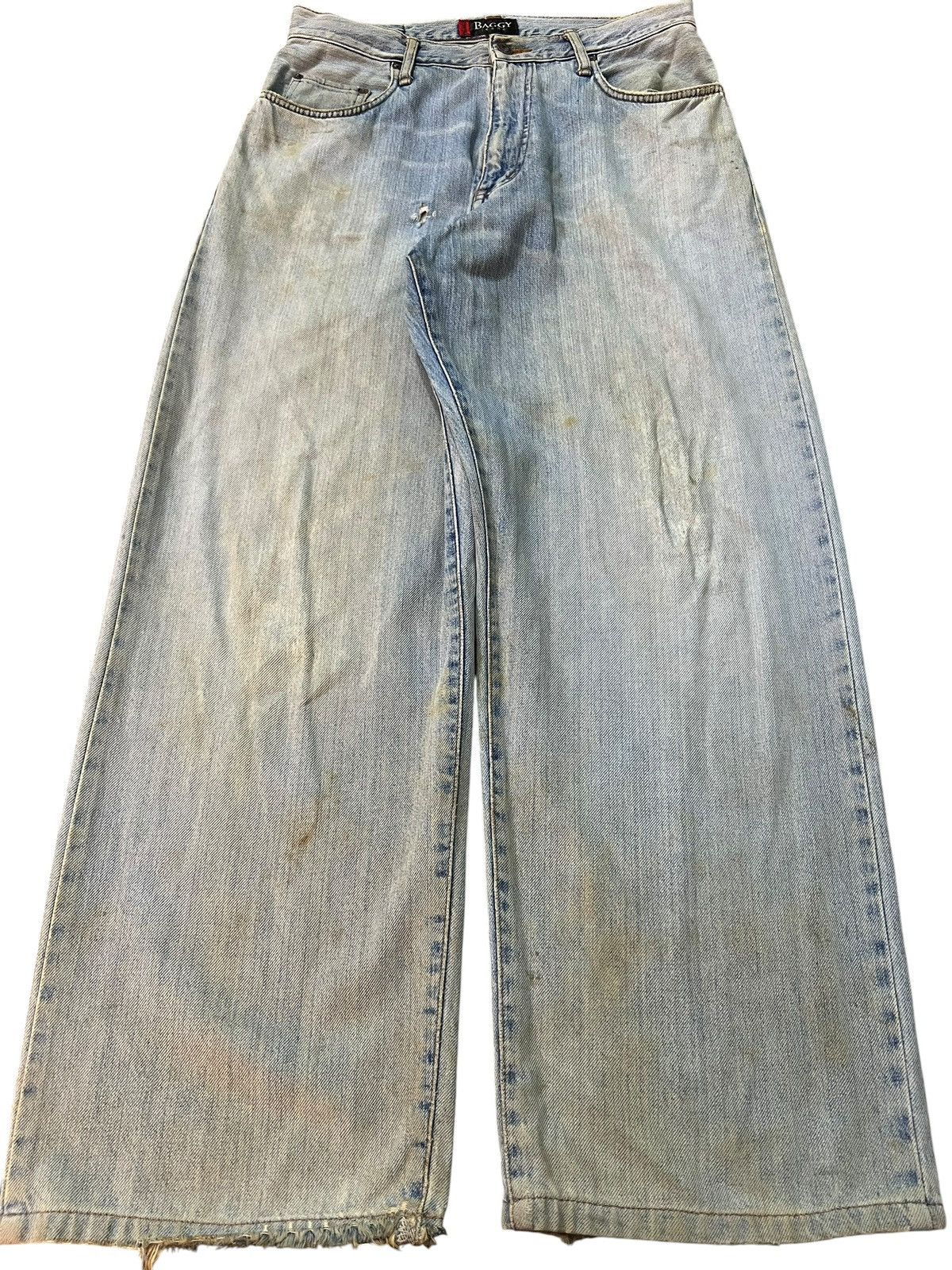 Edwin Vintage Edwin Baggy Distressed Faded Dirty Jean Very Rare Size US 30 / EU 46 - 1 Thumbnail