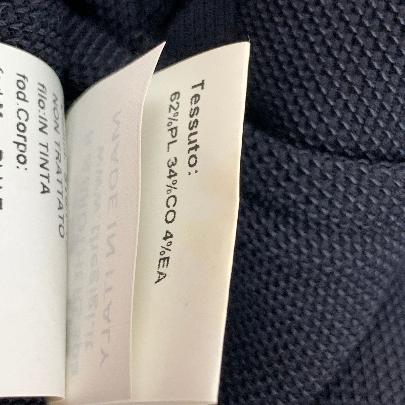 THE GIGI Navy Textured Cotton Blend Double Breasted Sport Coat Size 36R - 6 Thumbnail