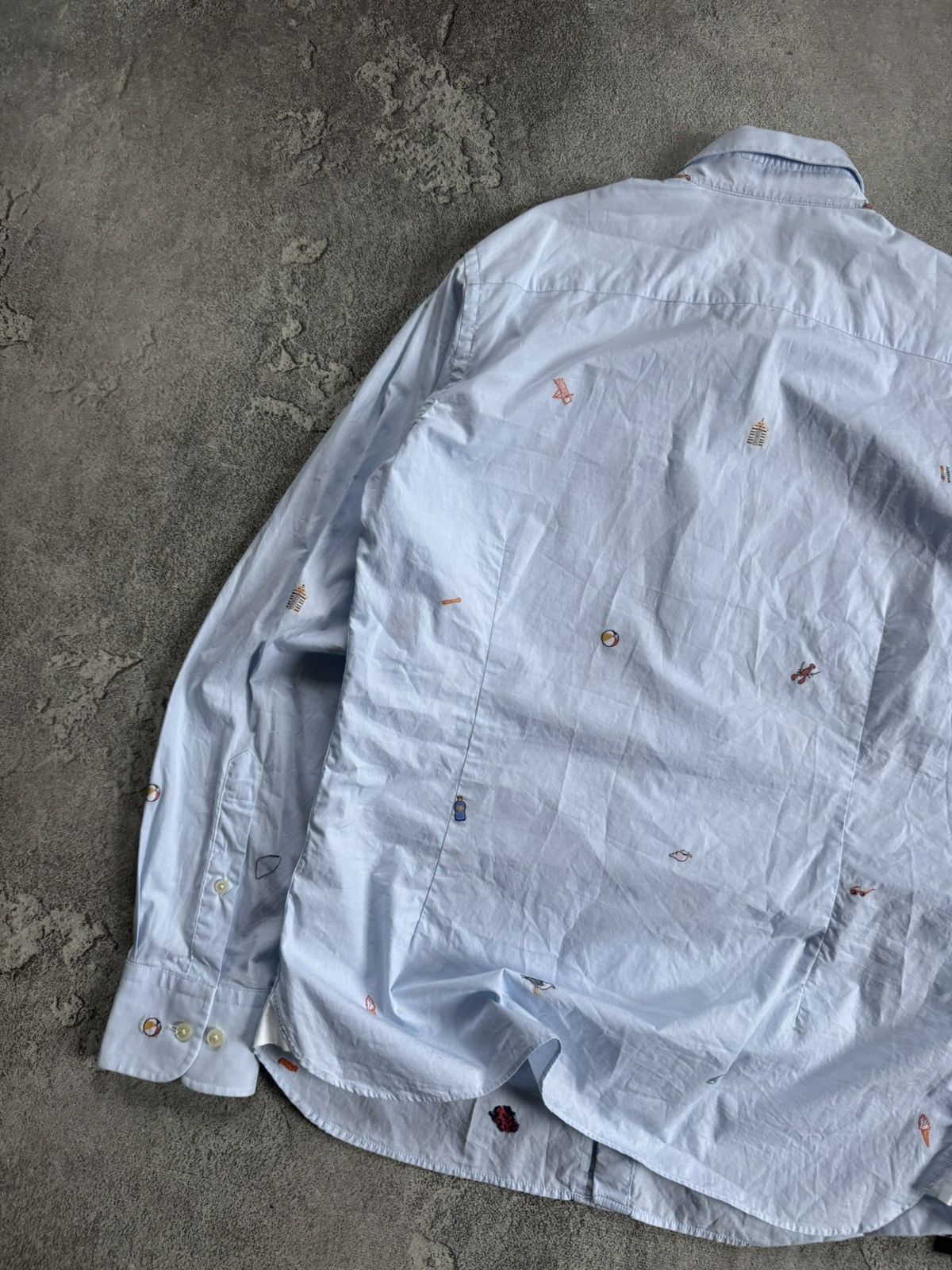 Hackett Hackett London M all printed sailor theme shirt button up Size US M / EU 48-50 / 2 - 13 Thumbnail