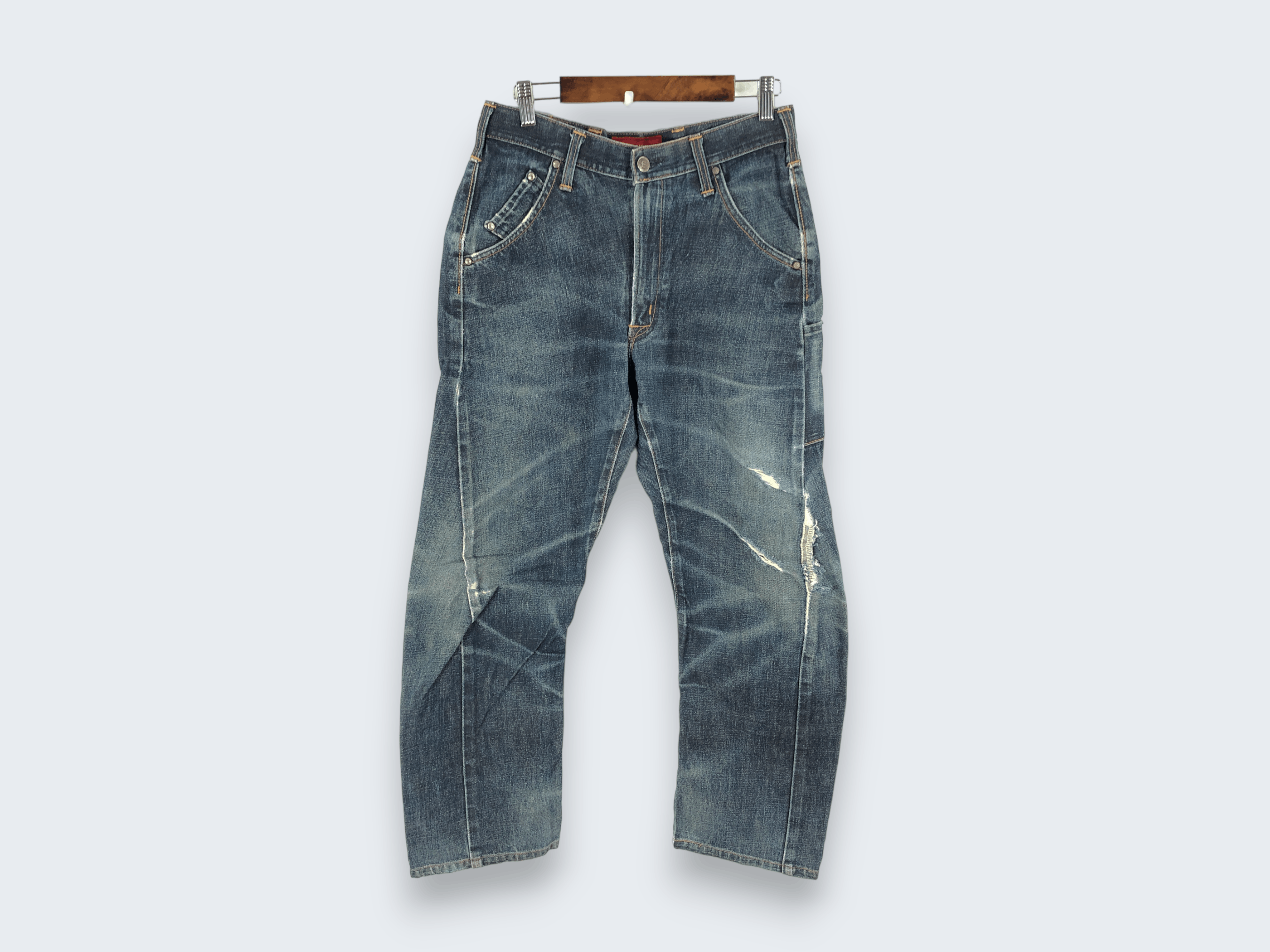 Edwin × Vintage 30 x 26.5 Vintage Edwin Jeans L1460 Size US 30 / EU 46 - 1 Thumbnail