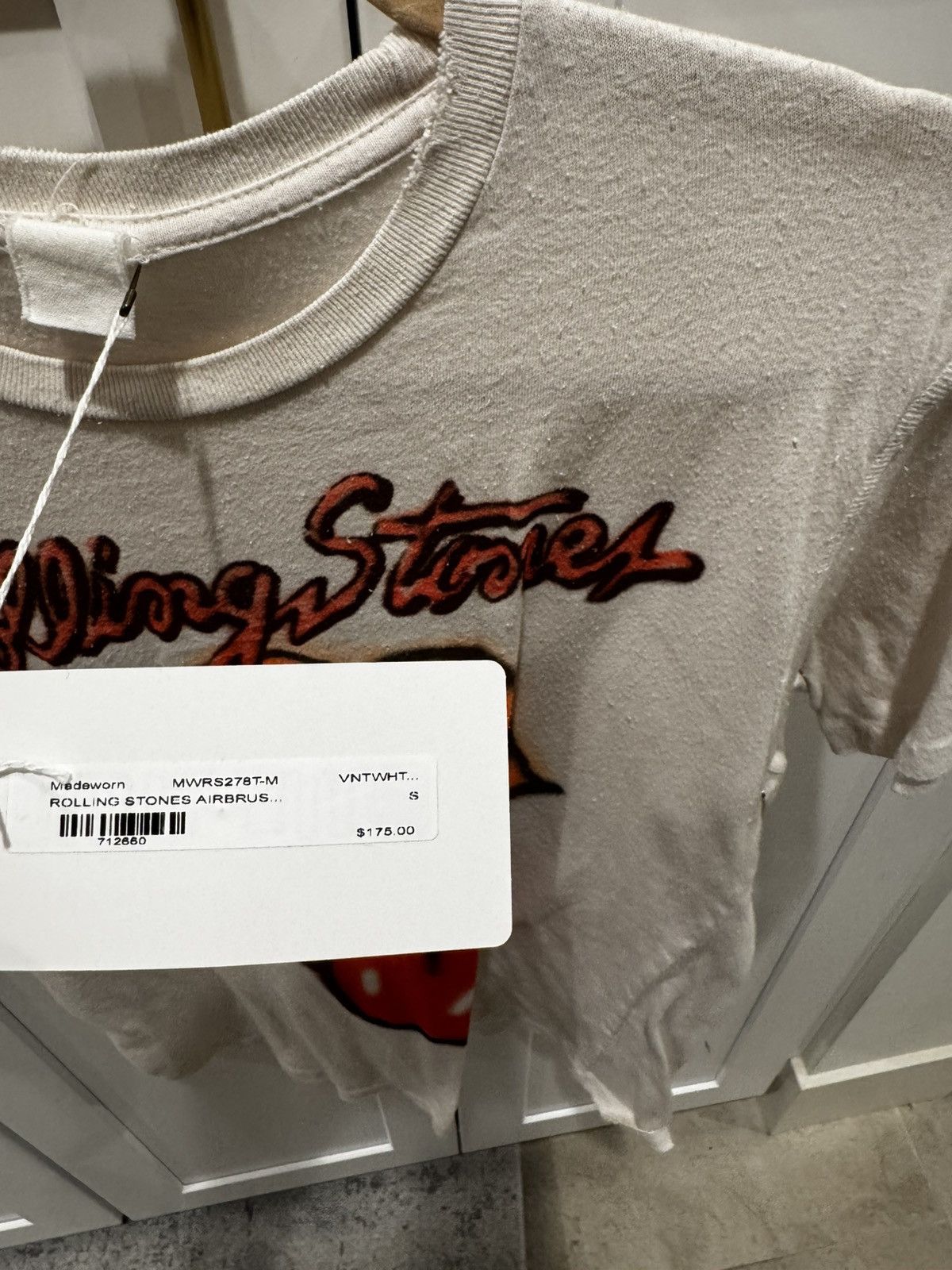 MadeWorn Madeworn rolling stones tee Size US S / EU 44-46 / 1 - 2 Thumbnail