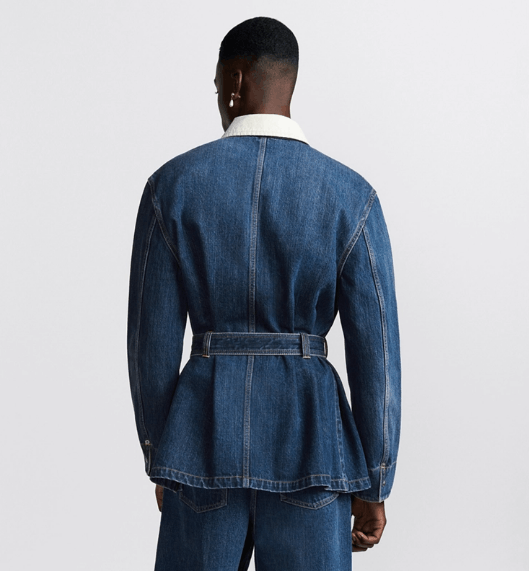 Dior o1w1db10525 443D48 Couture Safari Jacket in Blue Size US L / EU 52-54 / 3 - 6 Thumbnail