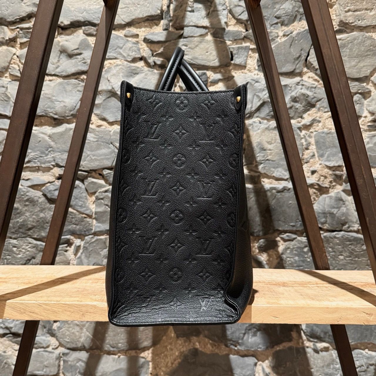 Louis Vuitton Louis Vuitton OnTheGo GM Black Empreinte Giant Tote Bag Size ONE SIZE - 4 Thumbnail