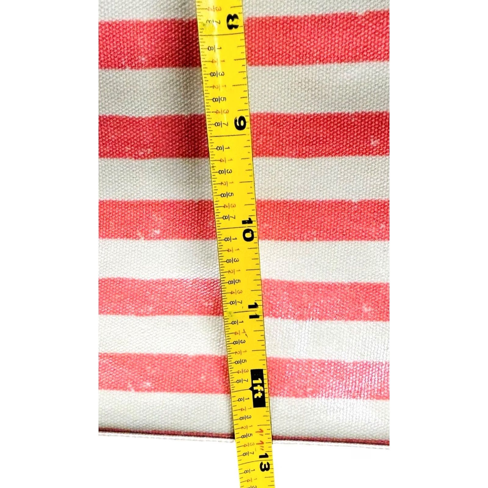 Fossil Fossil Coral Multi Pink Striped Shoulder Bag Women Tote Purse W/ Defects, New, with Stain On Top & Bottom, Email Pictures for Details Size ONE SIZE - 7 Thumbnail