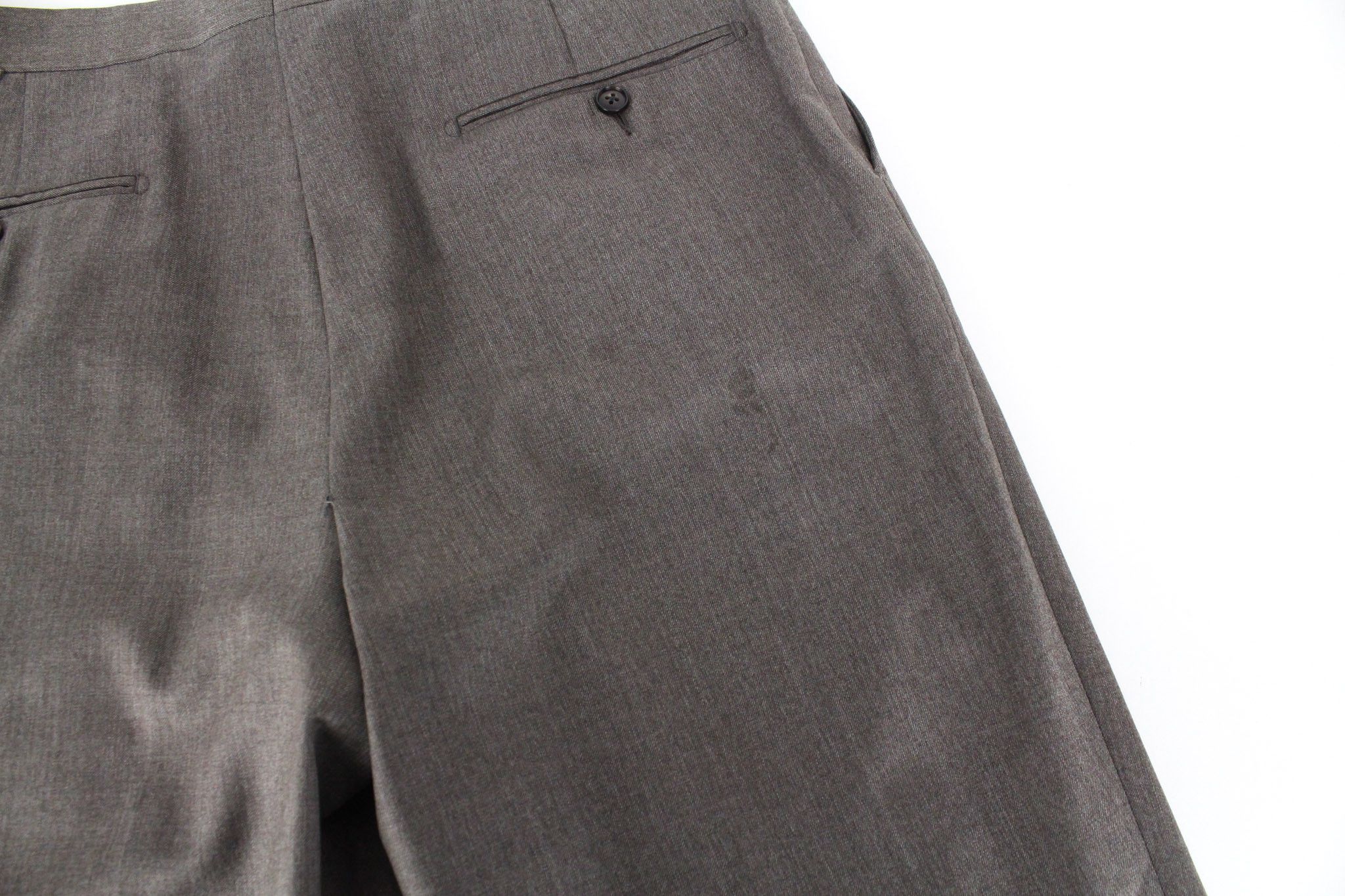 Suitsupply VIGO UK40L Brown Wool Pleated 72382 Size 40L - 12 Thumbnail