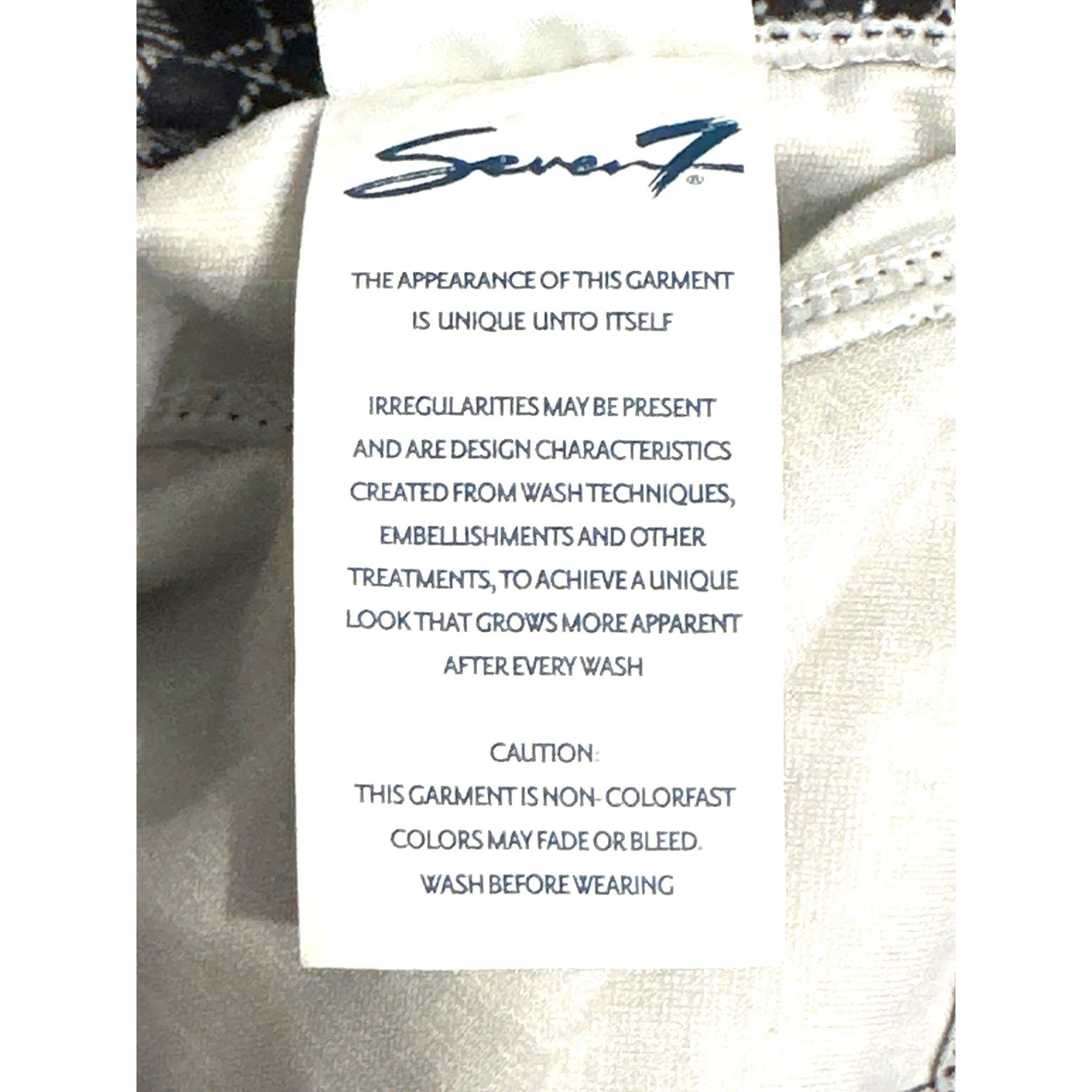 Seven 7 Seven7 Super Comfy Versatile Plaid Navy White Pull On Leggin Size 34" / US 12 / IT 48 - 7 Thumbnail