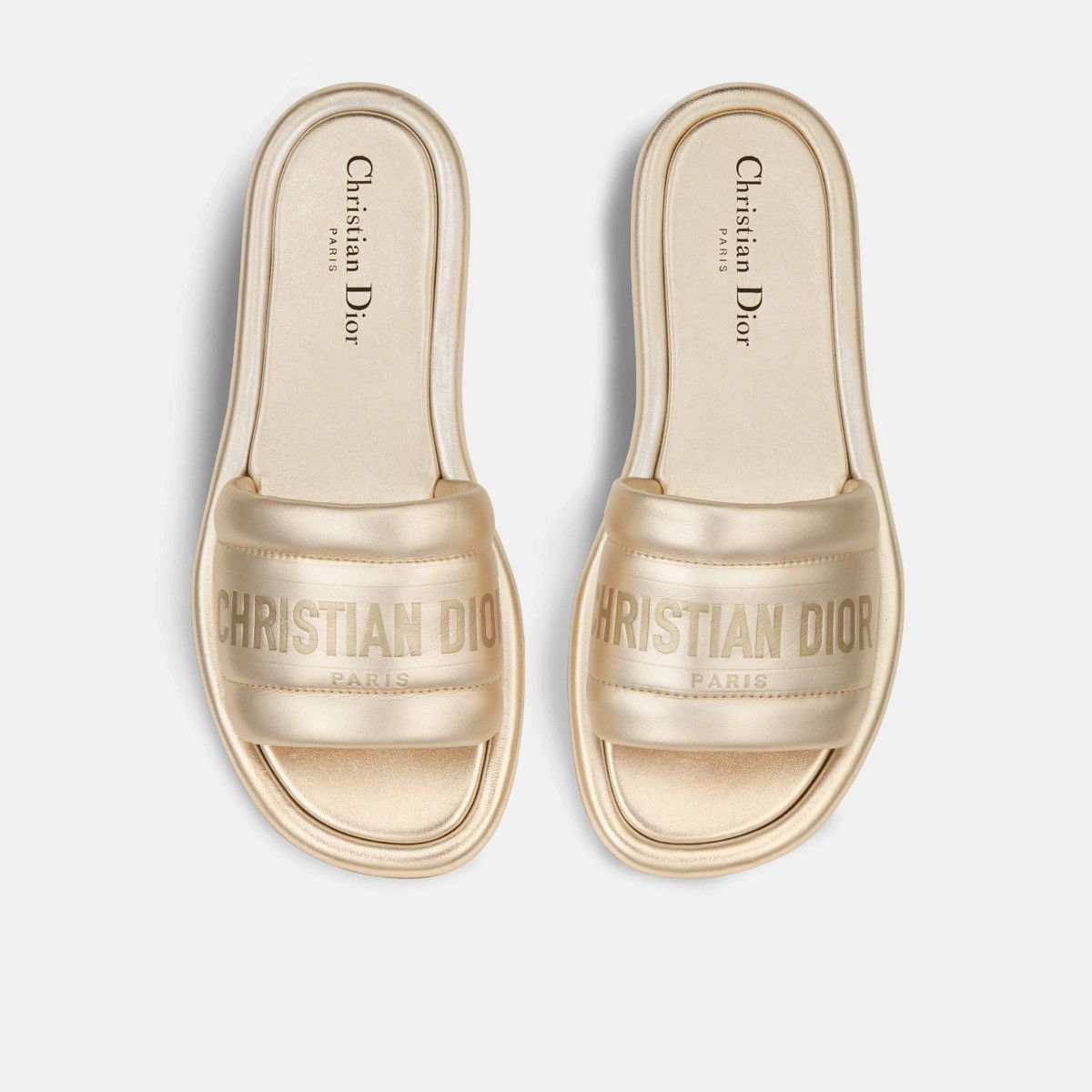 Dior o1bcso1str0225 Every-D Slide in Gold Size US 8 / IT 38 - 4 Thumbnail