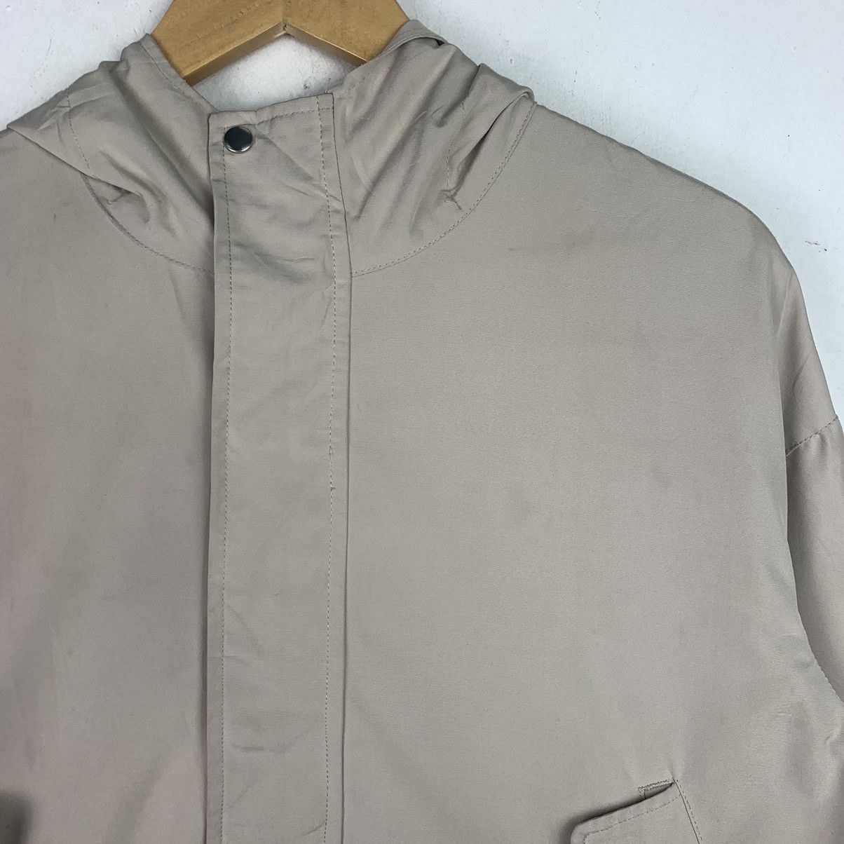 Japanese Brand × Vintage Vtg Jeanasis Hooded Zip Up Jacket Size US L / EU 52-54 / 3 - 3 Thumbnail