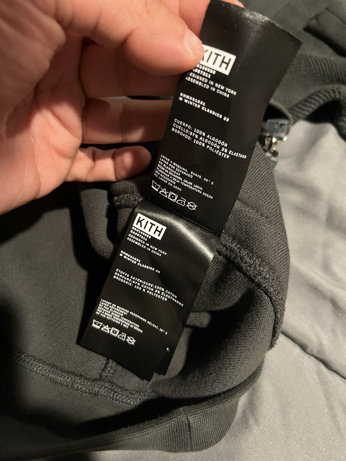 Kith Kith Woven logo sweater zip up hoodie Size US S / EU 44-46 / 1 - 12 Thumbnail