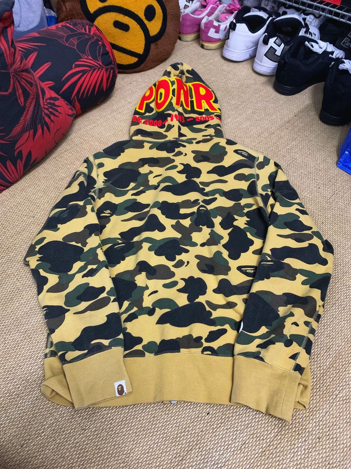 Bape BAPE 1st Camo PONR Shark Full Zip Hoodie Size US M / EU 48-50 / 2 - 2 Thumbnail