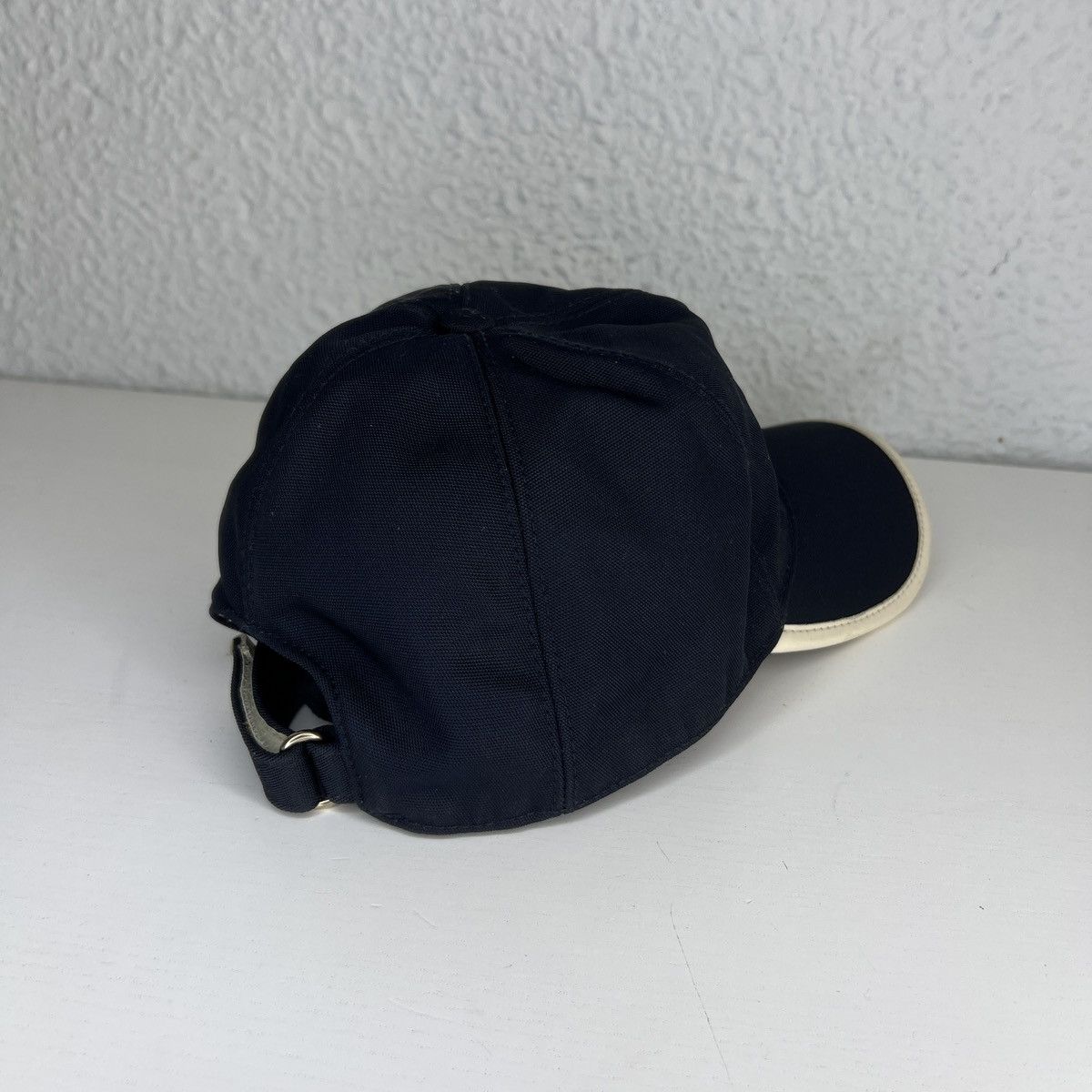 Gucci Gucci Baseball Cap Hat Spellout Big Logo Dark Navy Nylon Size ONE SIZE - 3 Thumbnail