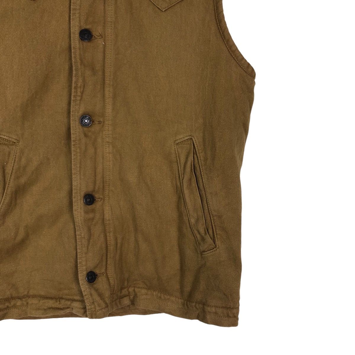 Japanese Brand 📌VINTAGE BIKER VEST QUILTED HUNTING UES MFG. CO. Size US M / EU 48-50 / 2 - 13 Thumbnail