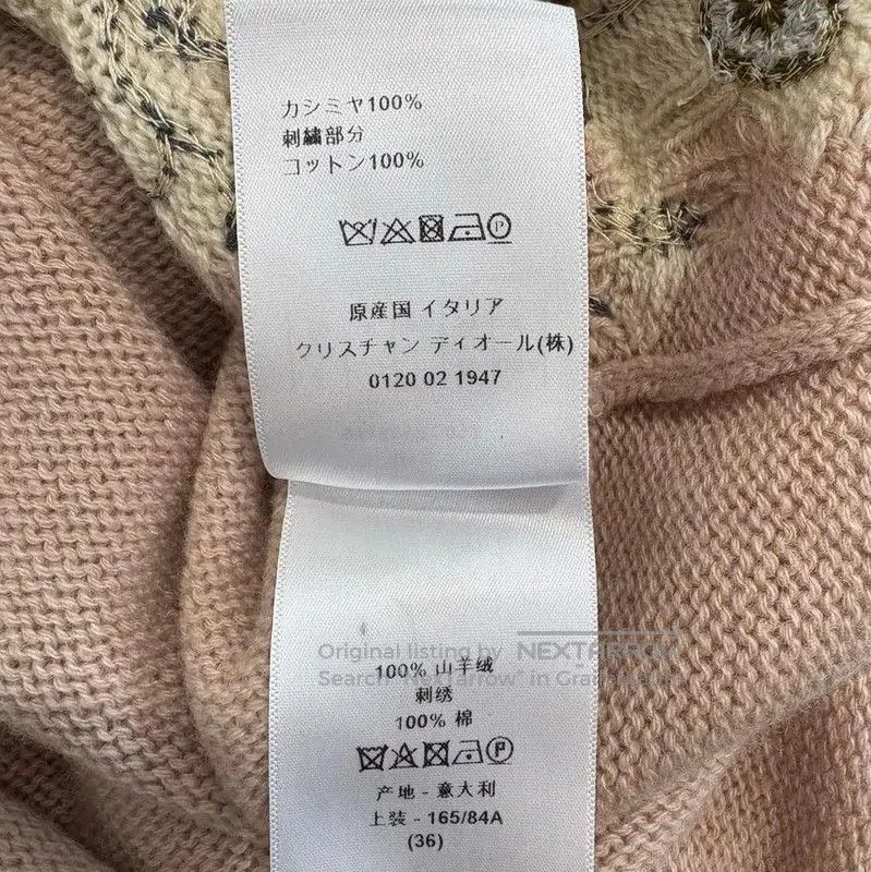 Dior Dior Pink Cashmere Sweater with Embroidery . Size S / US 4 / IT 40 - 8 Thumbnail