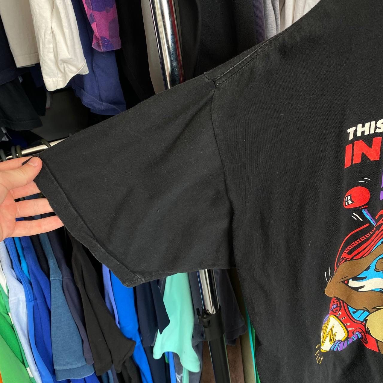 Warner Bros Vintage Warner Bros Looney Tunes 1992 Graphic USA tee Size US XL / EU 56 / 4 - 6 Thumbnail