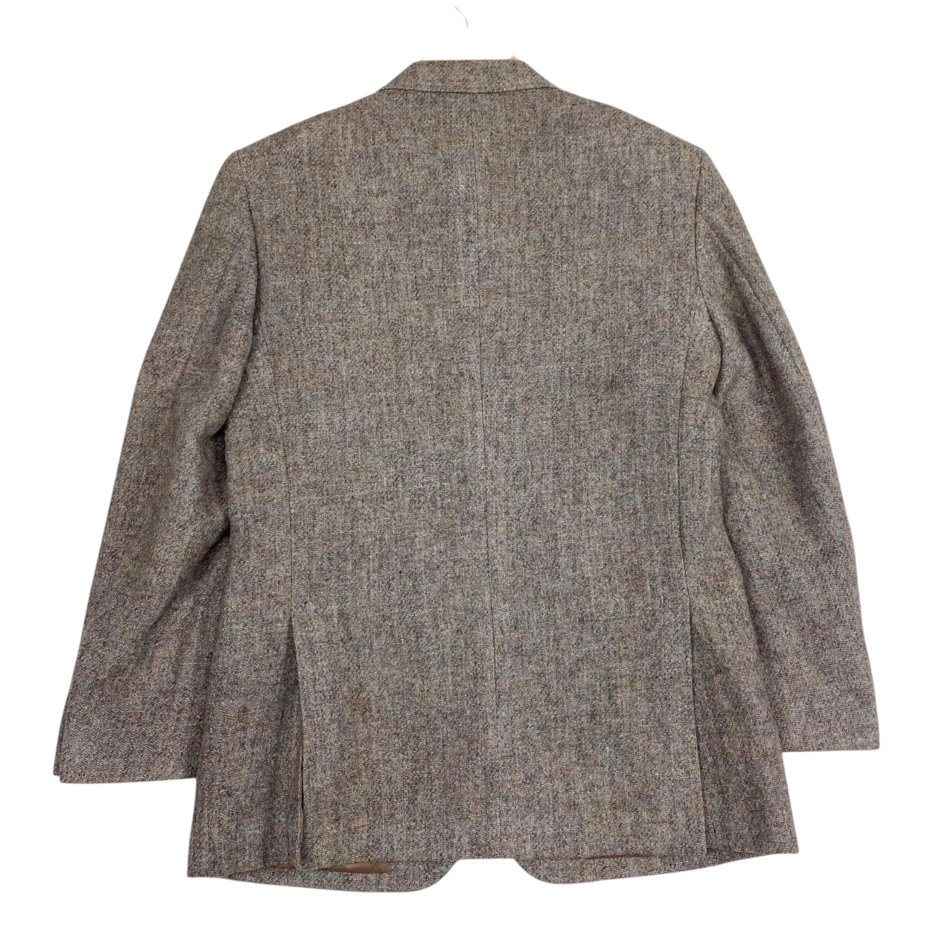 Harris Tweed 💥90s HARRIS TWEED LOGAN GATE SLUBBY WOOL BUTTON JACKET Size US S / EU 44-46 / 1 - 8 Thumbnail