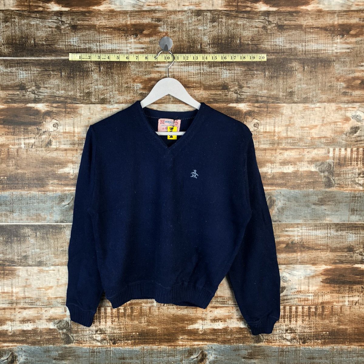Homespun Knitwear × Japanese Brand Munsing Wear vintage Dark blue Knitwear #A1804 Size US S / EU 44-46 / 1 - 1 Thumbnail