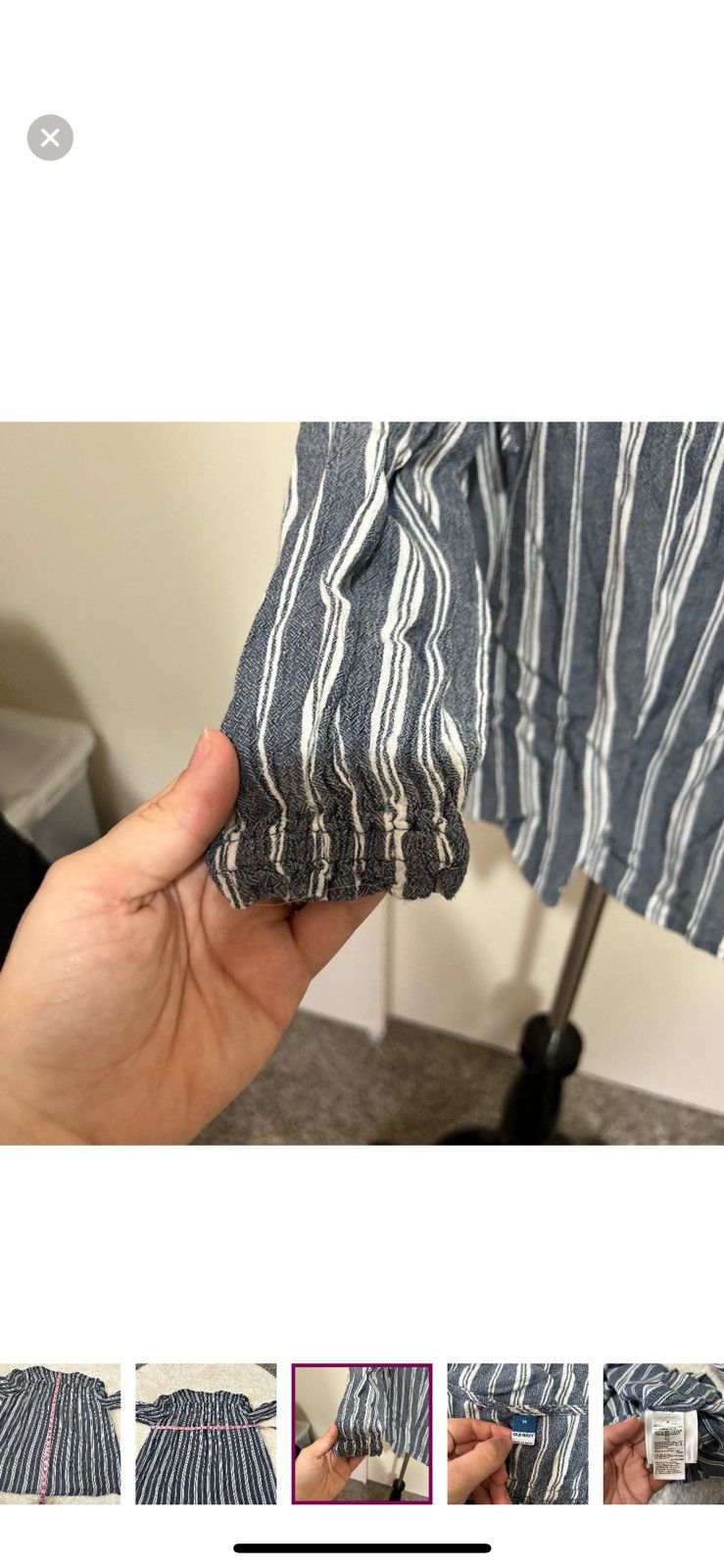 Old Navy Old navy medium striped boho peasant top Size M / US 6-8 / IT 42-44 - 3 Thumbnail