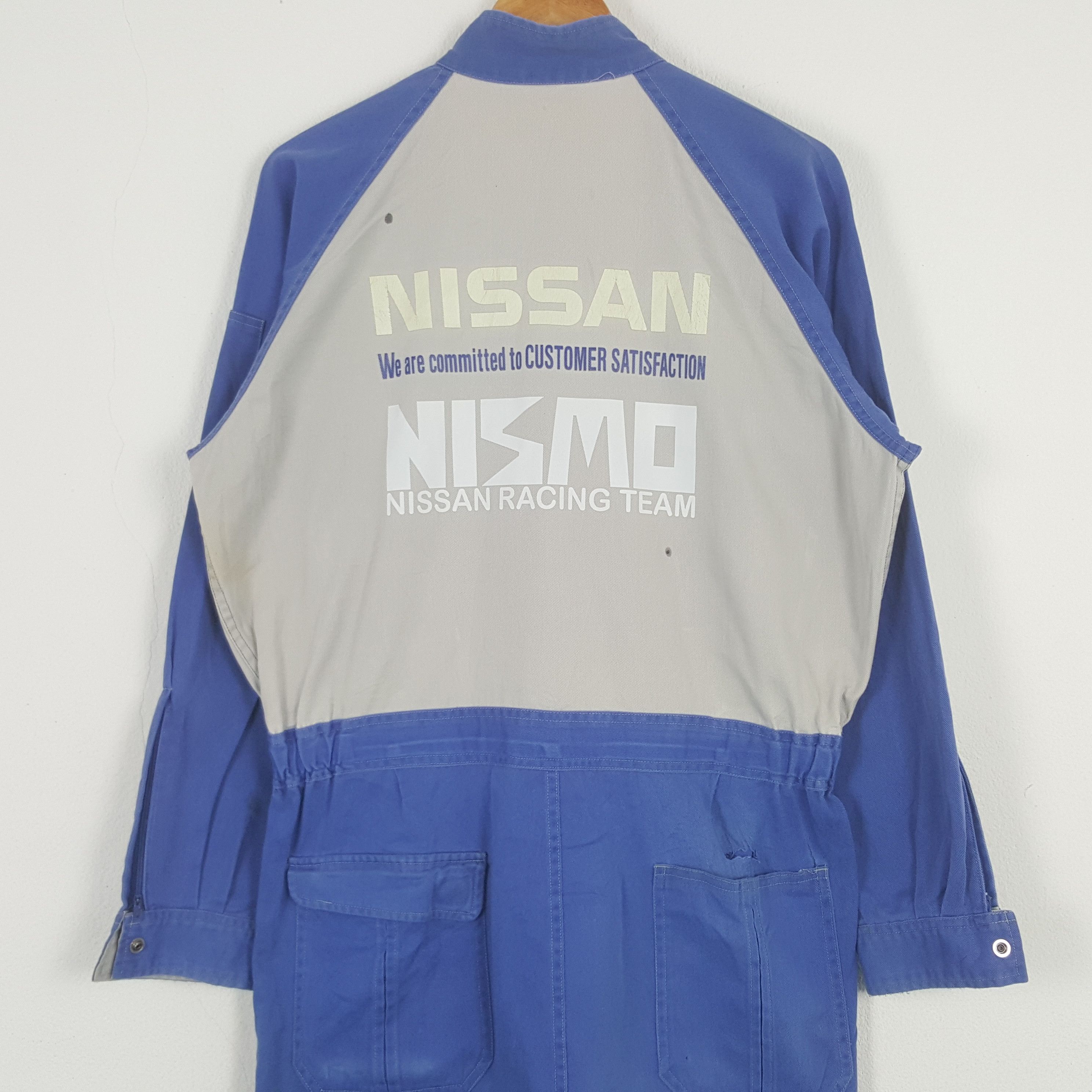 Japanese Brand Vintage Nismo Nissan Racing Team Coverall Jacket CC16 Size US L / EU 52-54 / 3 - 2 Thumbnail