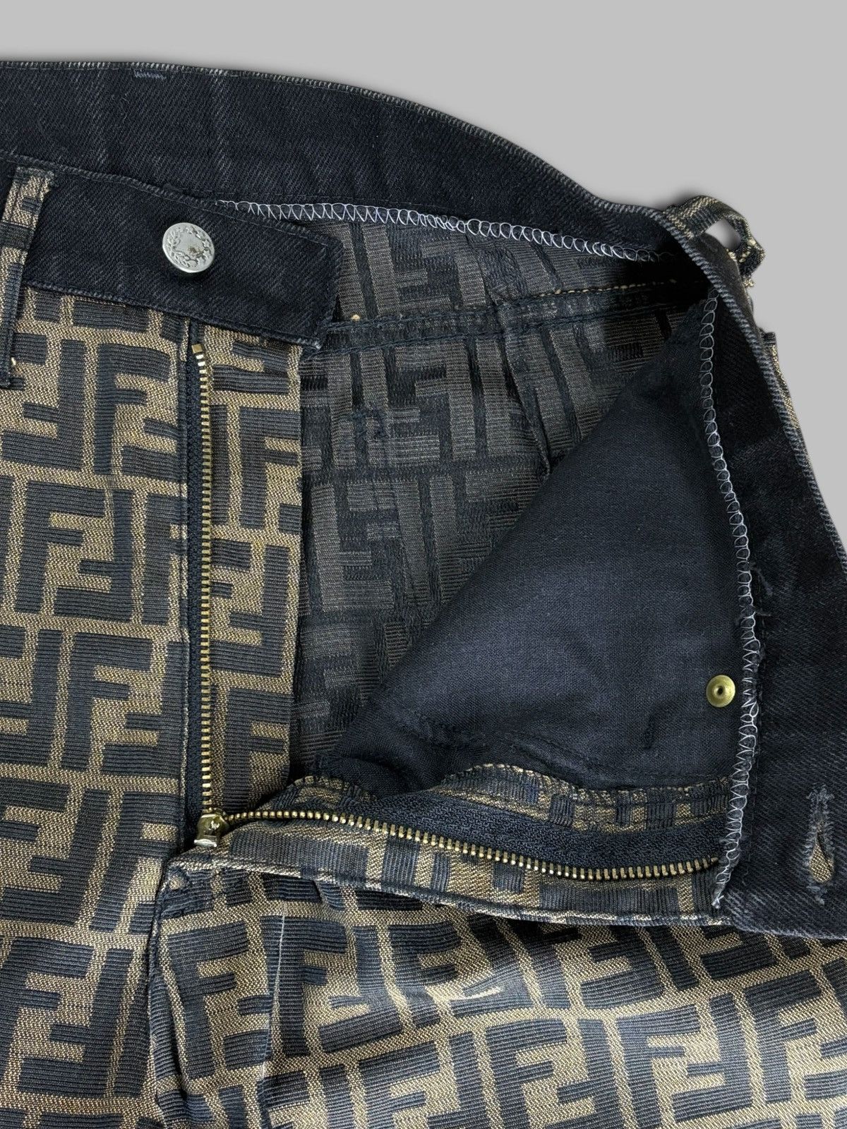 Fendi Very Rare Fendi Monogram Pants Size US 28 / EU 44 - 9 Thumbnail
