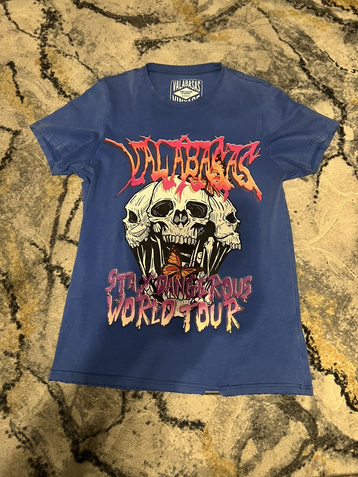 Valabasas Valabasas Stay Dangerous Glow in The Dark Vintage Tee Size US XS / EU 42 / 0 - 1 Thumbnail