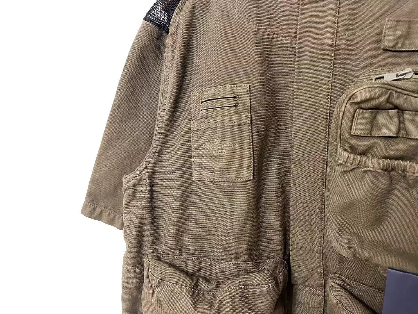 Louis Vuitton LV military green tactical workwear short jacket M/L new Size US M / EU 48-50 / 2 - 2 Thumbnail