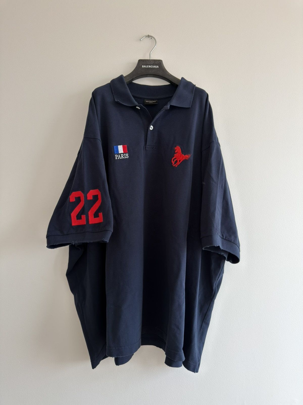 Balenciaga Balenciaga Polo Horse Paris Polo Shirts | Grailed