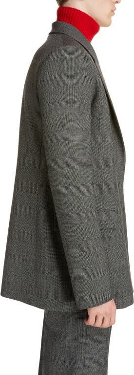 Balenciaga Balenciaga Suspended Shoulder Glen Plaid Jacket Size 44R - 3 Thumbnail