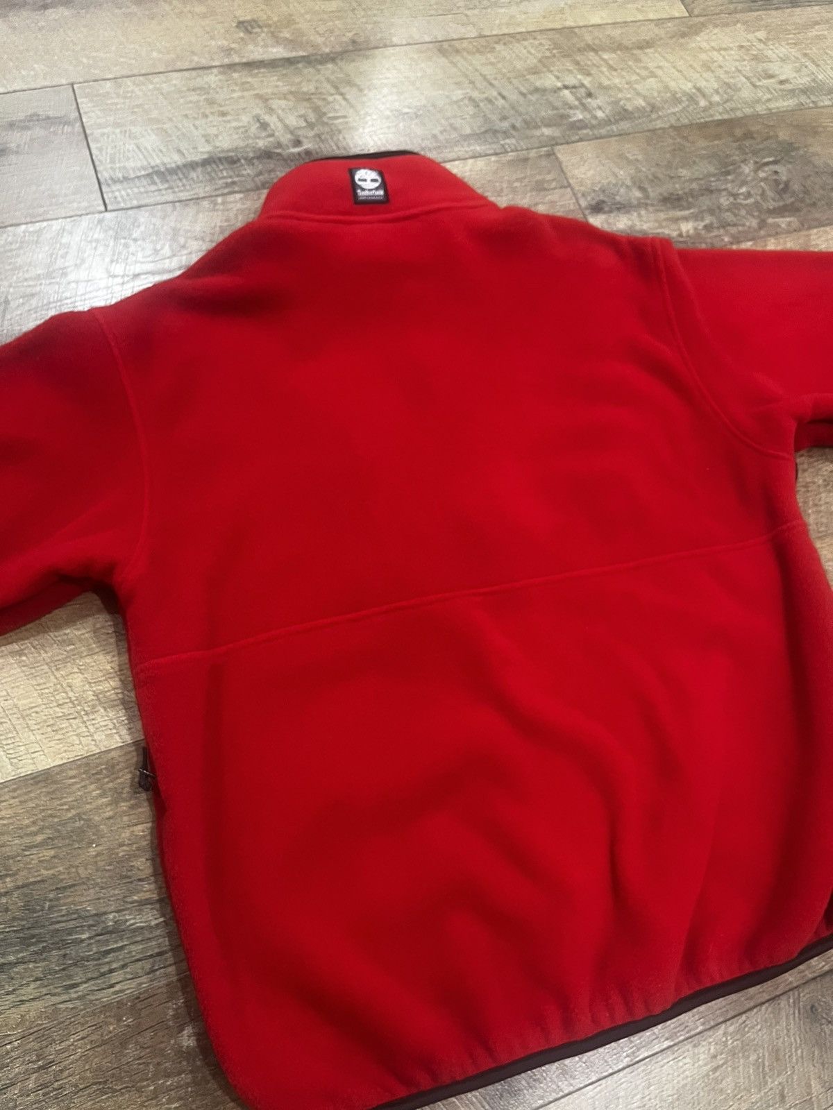 Timberland Vintage 1987 Timberland Polartec 1/2 Zip Fleece Red Large Size US L / EU 52-54 / 3 - 13 Thumbnail