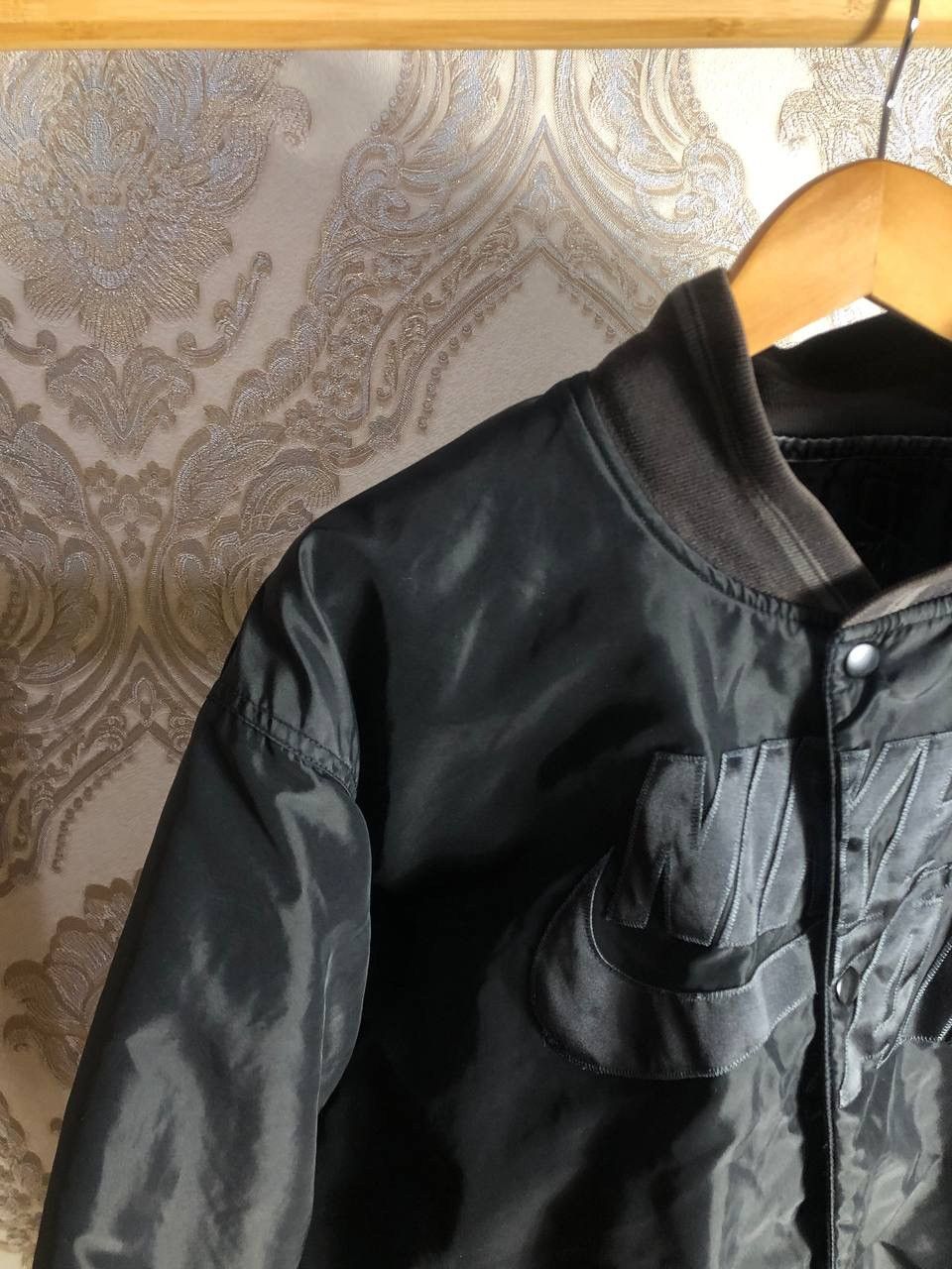 Nike × Vintage VERY RARE NIKE AIR BOMBER LIGHT JACKET DRILL Y2K 90s SWOOSH Size US XL / EU 56 / 4 - 5 Thumbnail