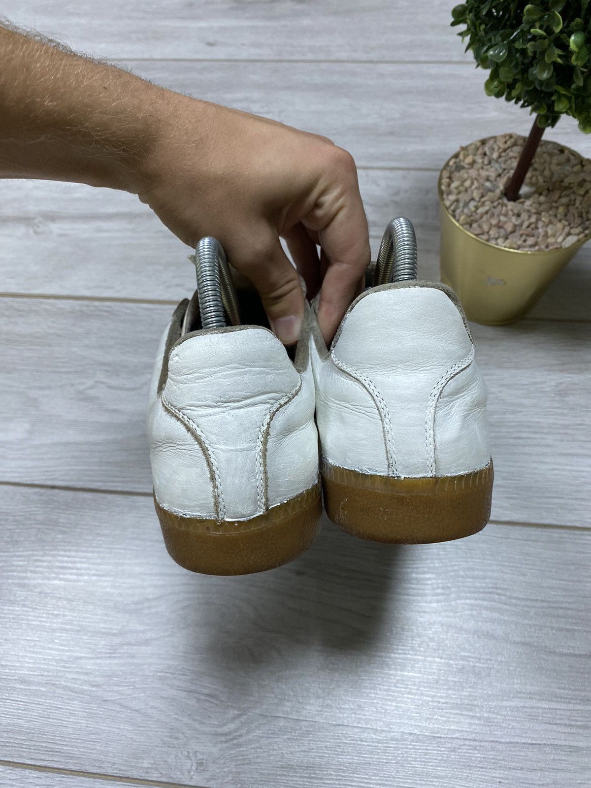 Vintage GAT Margiela style BW-sport 260 leather trainers shoes Size US 7.5 / EU 40-41 - 3 Thumbnail