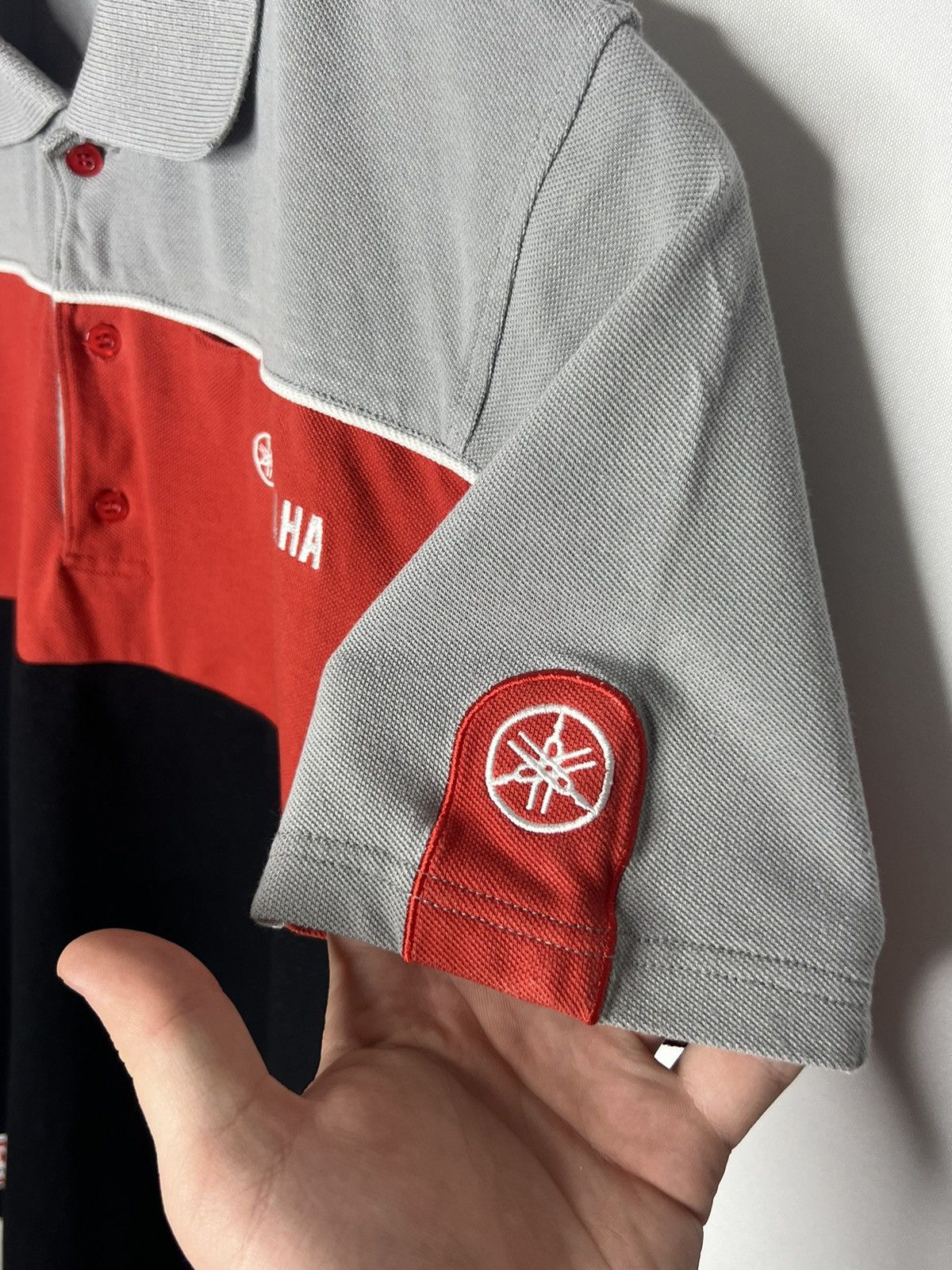 Vintage × Yamaha 🏎️Vintage Yamaha Racing Big Logo Polo Shirt Short Sleeve 🏎️ Size US M / EU 48-50 / 2 - 8 Thumbnail