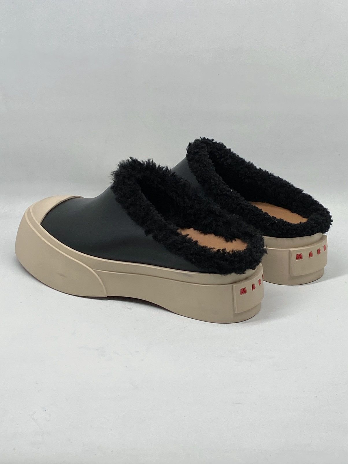Marni Marni Pablo Leather Shearling Mule Sneakers size 36 Size US 6 / IT 36 - 9 Thumbnail