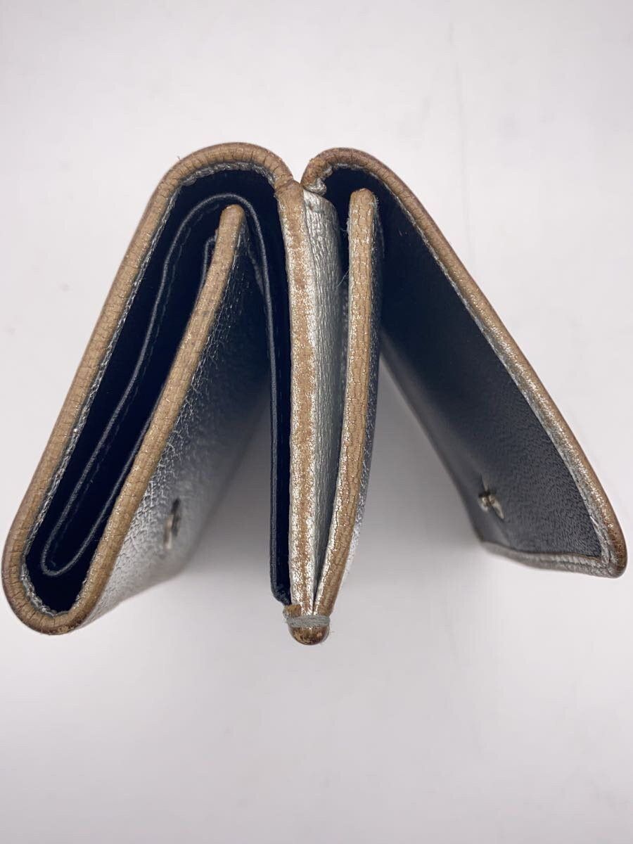 Balenciaga Balenciaga Leather Tri-Fold Wallet Khaki Size ONE SIZE - 7 Thumbnail