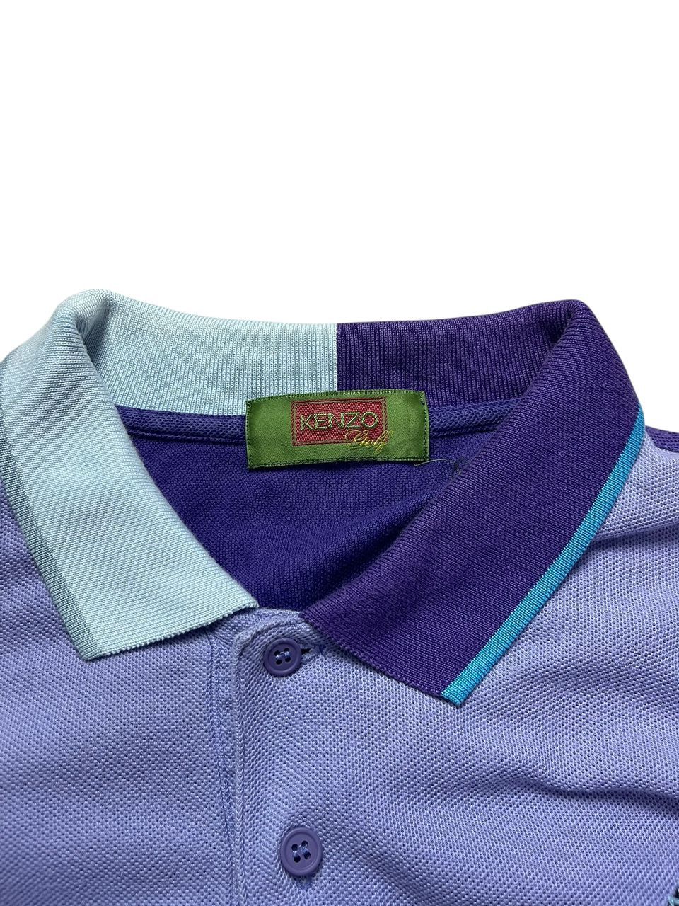 Kenzo Kenzo Golf Color Block Polo T-Shirt Size US L / EU 52-54 / 3 - 13 Thumbnail