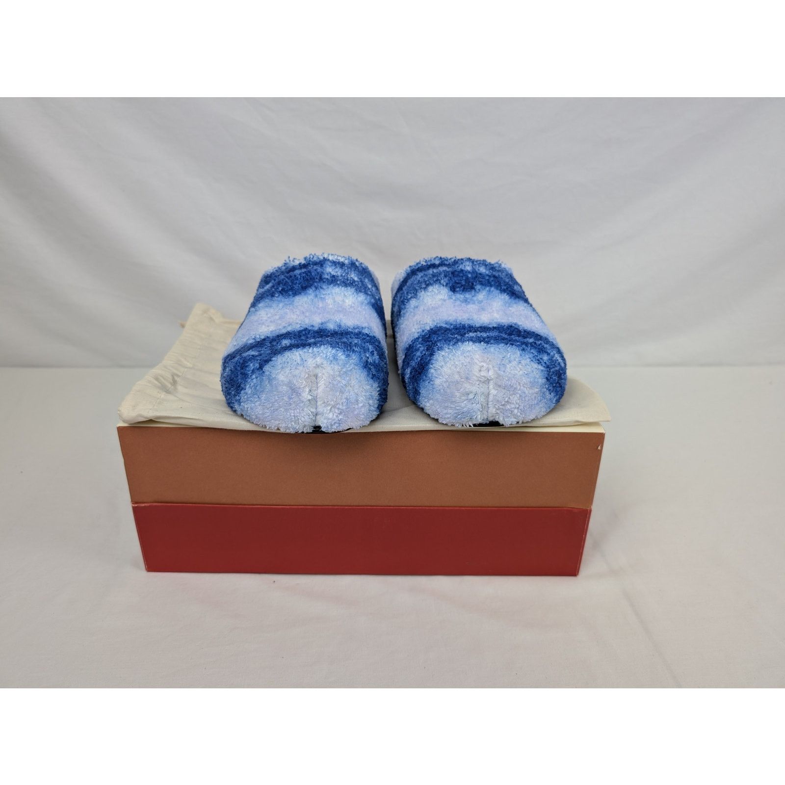 Marni o1rshd1 Furry Fussbet Mules / Slippers in Blue Size US 12 / EU 45 - 14 Thumbnail