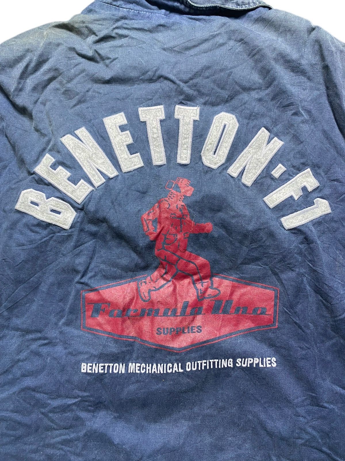 Vintage VINTAGE BENETTON F1 RACING JACKET Size US XXL / EU 58 / 5 - 6 Thumbnail