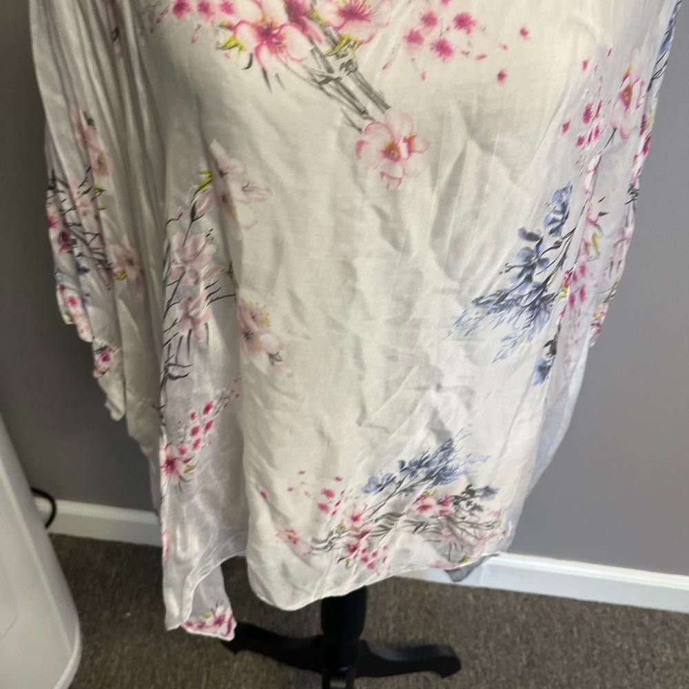Designer M made in Italy sheer floral blouse size XS Size XS / US 0-2 / IT 36-38 - 3 Thumbnail