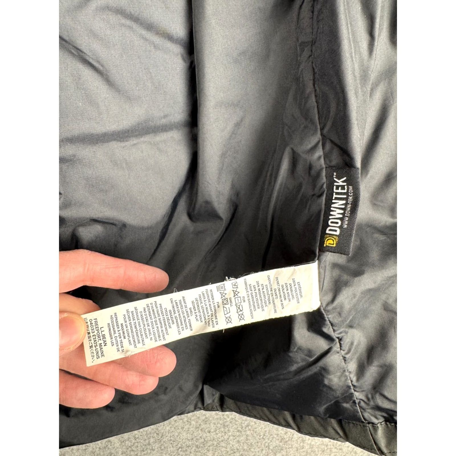 Vintage LL Bean Down Puffer Jacket Women's Medium Regular Ultrawarm Black Size M / US 6-8 / IT 42-44 - 7 Thumbnail