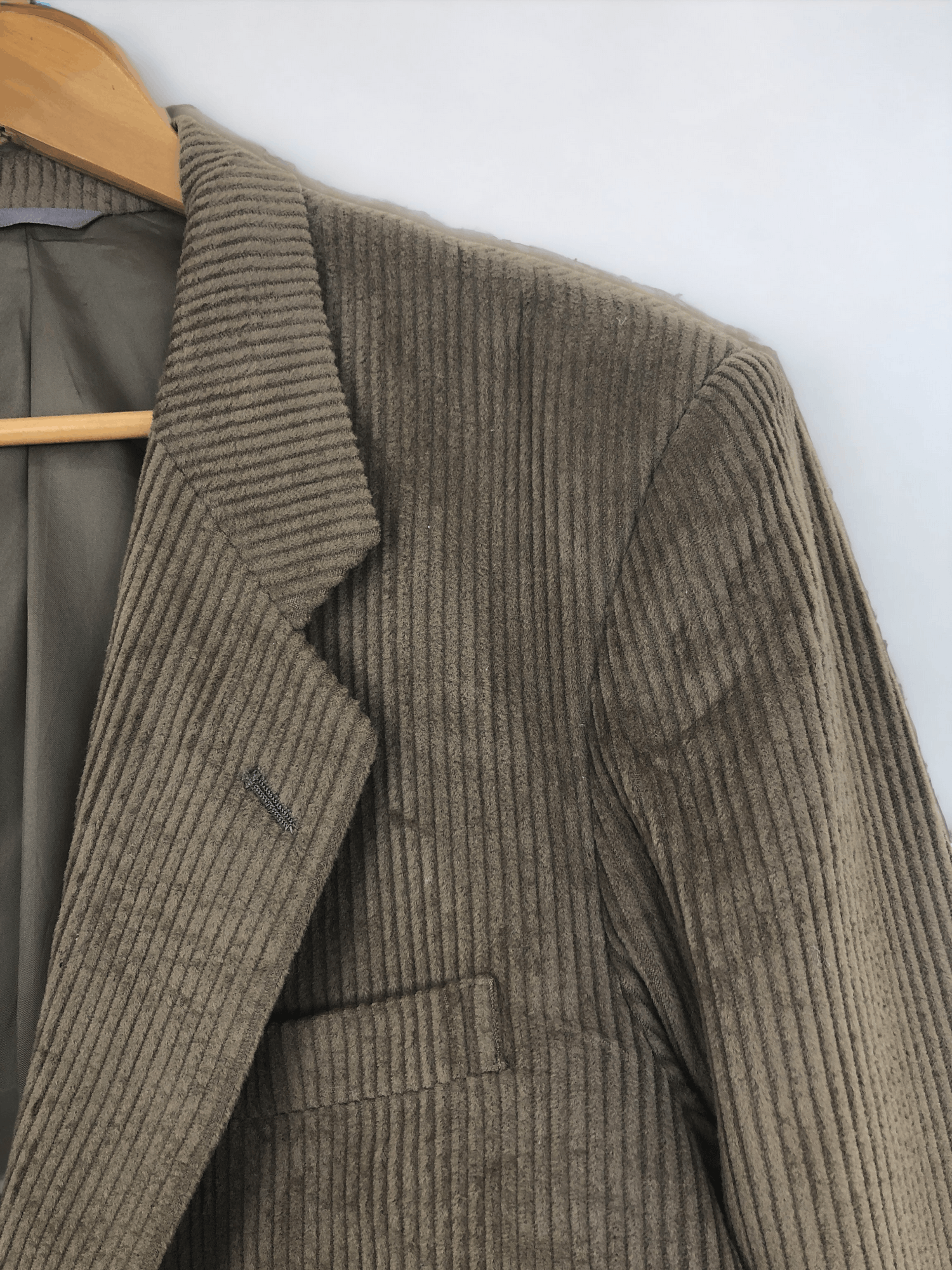 Balenciaga Balenciaga Paris Corduroy Blazer Luxury Brown Jacket JA0032 Size US L / EU 52-54 / 3 - 11 Thumbnail