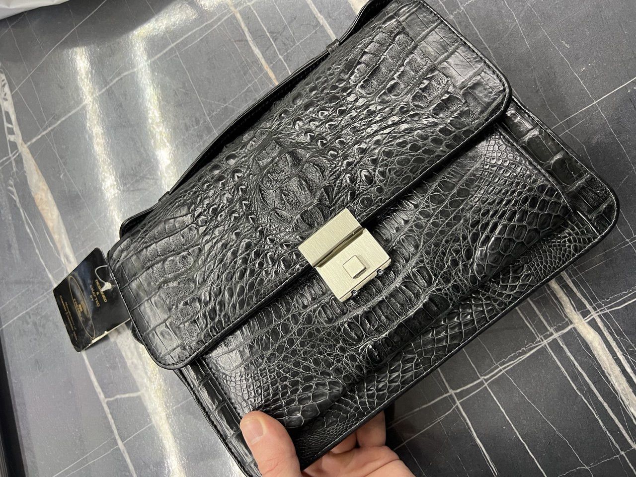 Vintage FRENBLE Genuine Crocodile Leather Bag Size ONE SIZE - 1 Thumbnail