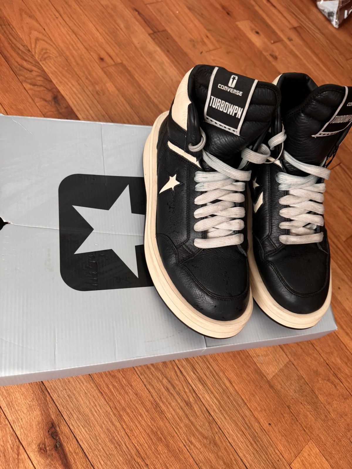 Rick Owens Drkshdw Rick Owen Converse Size US 10.5 / EU 43-44 - 1 Thumbnail
